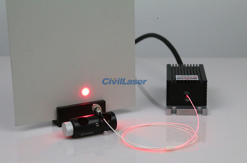 SM fiber coupled laser